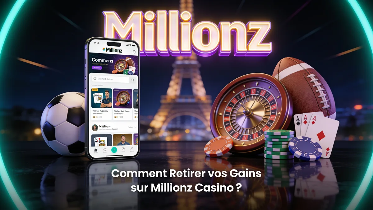 millionz casino en France — Comment Retirer vos Gains sur Millionz Casino ?